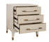 Roma 3 Drawer Bedside Table
